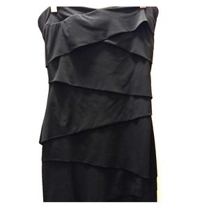 Black strap or strapless Dress